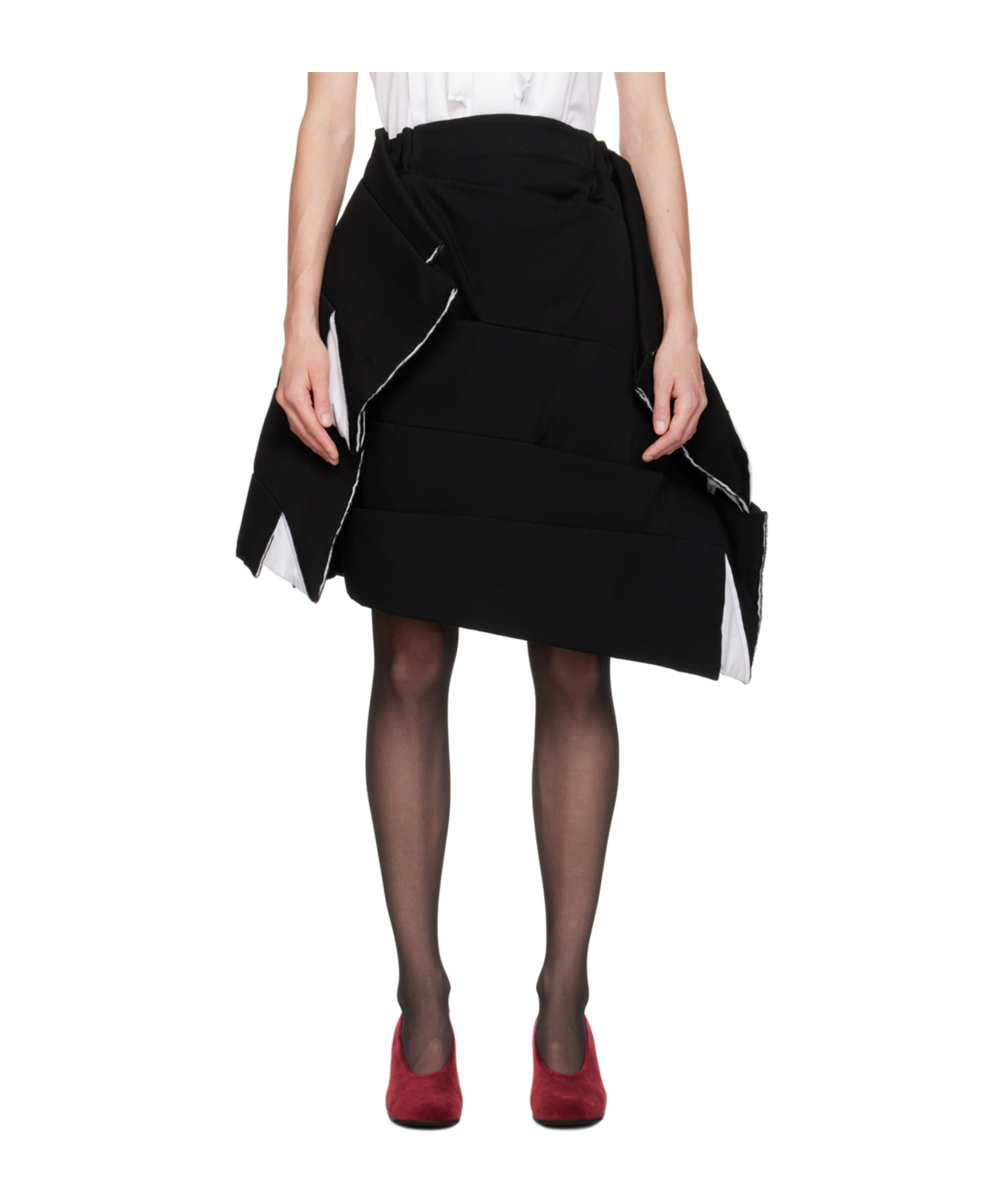 COMME DES GARÇONS ASYMMETRICALLY DESIGNED SKIRT 