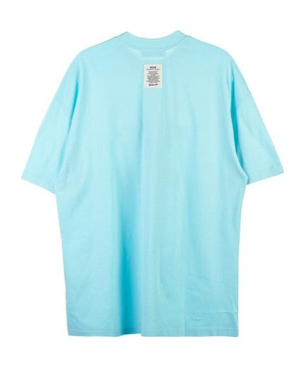 Msgm Short-sleeved T-shirt In Blue