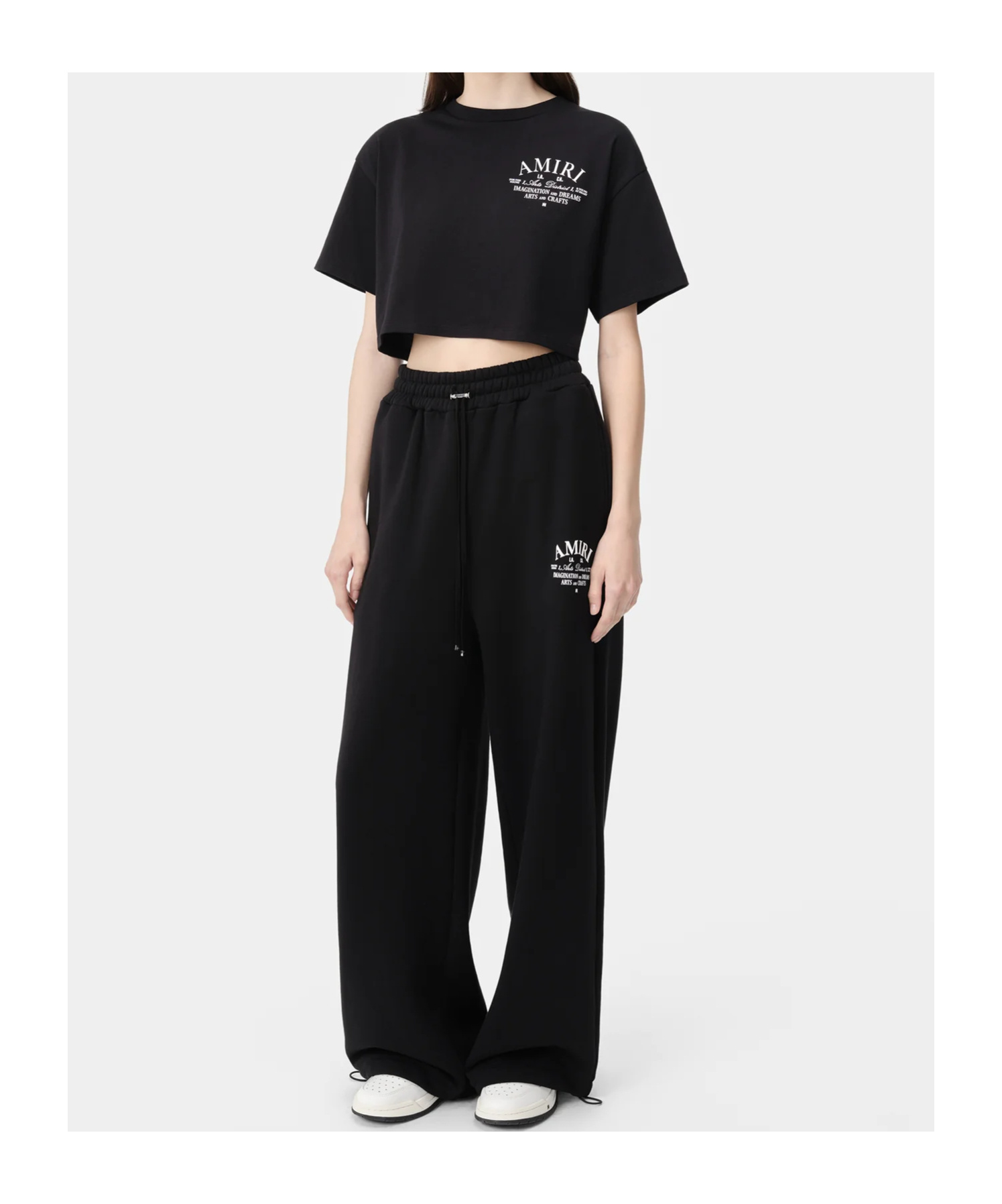Amiri Black 'arts District' T-shirt In Black