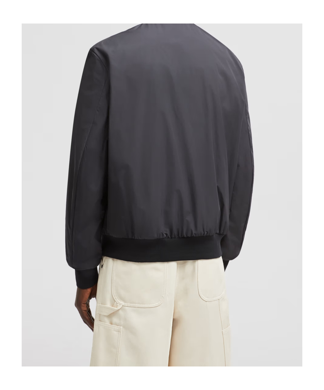 Moncler Diounes Reversible Short Down Jacket In Black