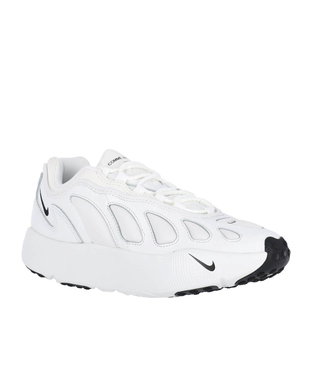 Shop Comme Des Garcons Homme Plus X Nike Lace Up Sneakers In White