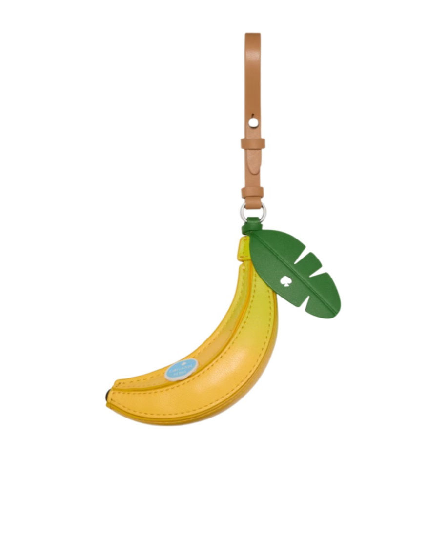 Kate Spade Charmed Banana Bag Charm In Yellow Multi-color