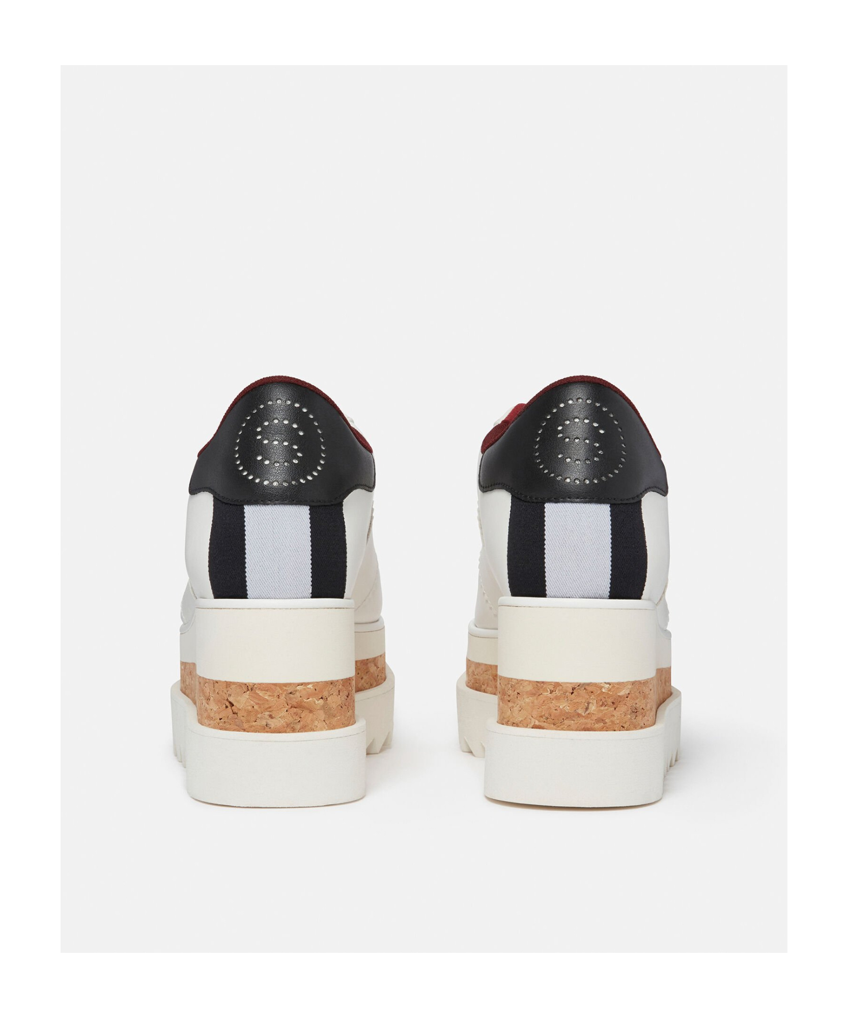 Stella Mccartney Stella Mc Cartney Sneak Elyse Wedge Sneakers In White