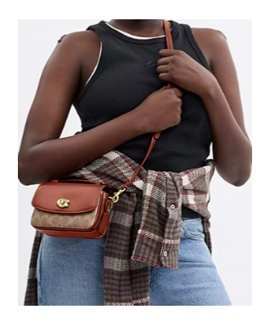 Coach Cassie Crossbody Bag 17 In Signature Canvas In Brown