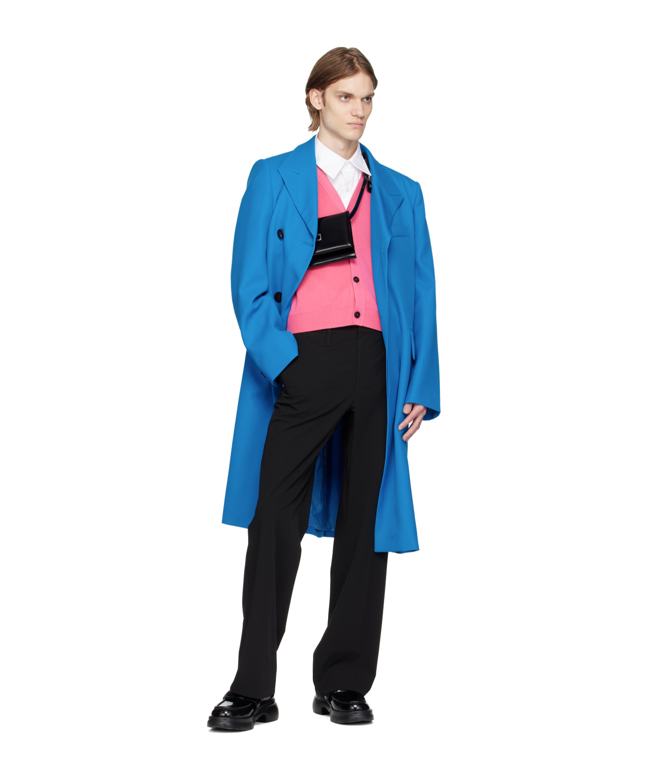 Wooyoungmi Button Long-sleeved Cardigan In Pink
