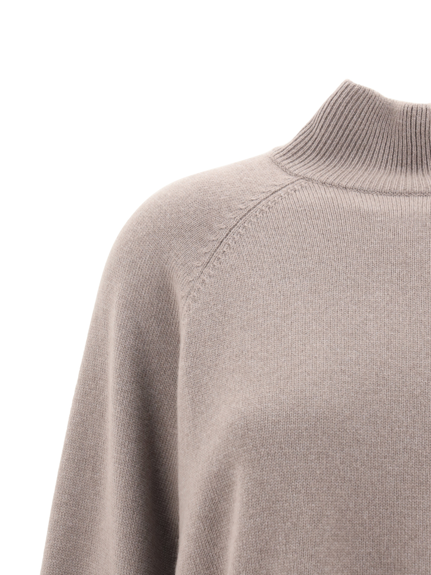 Brunello Cucinelli Long Sleeve Sweater In Gray