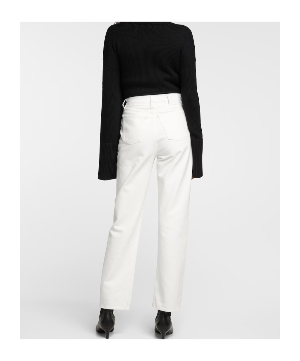 Totême Straight Jeans In White