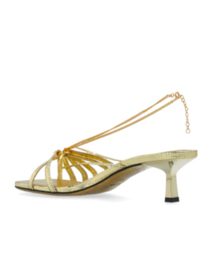 Golden Goose Deluxe Brand Nico Chained Sandals In Nude
