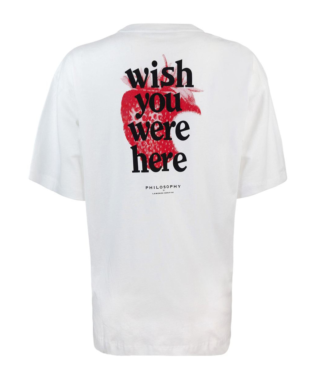 Philosophy Di Lorenzo Serafini Strawberry-print Cotton T-shirt In White