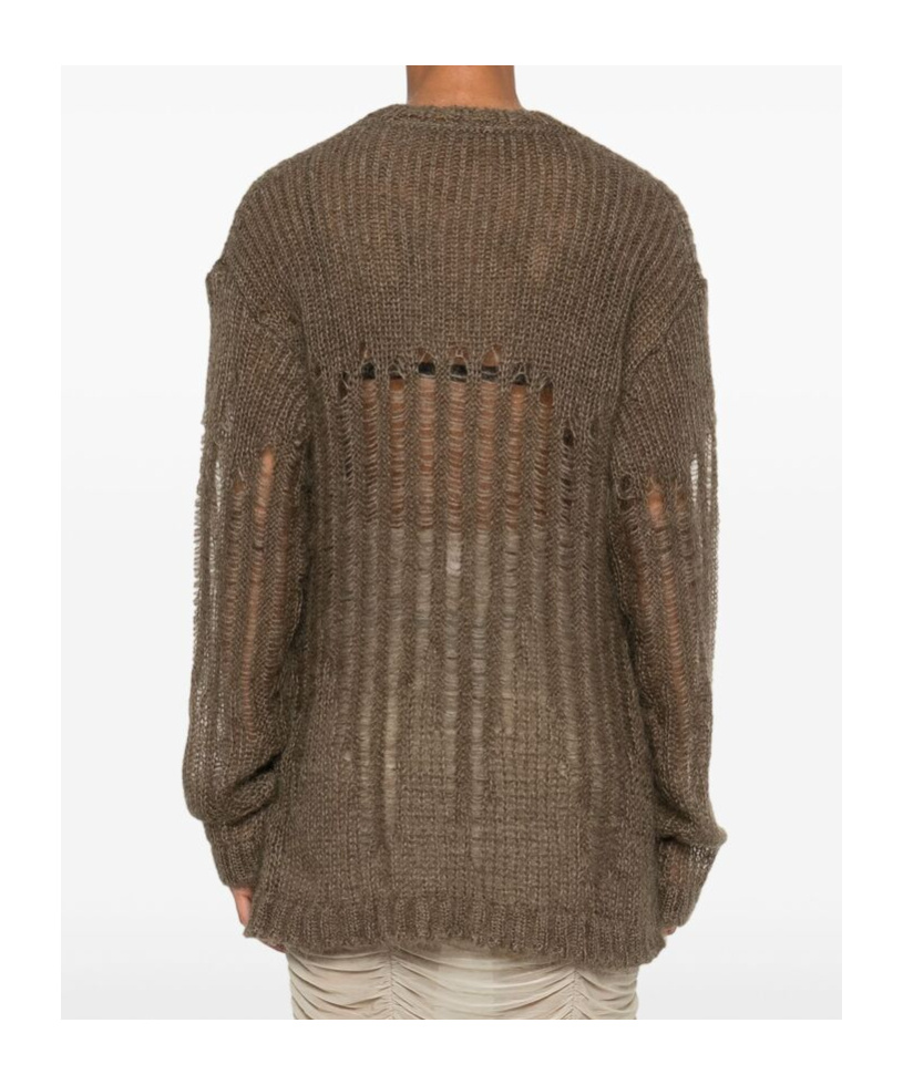 Ann Demeulemeester Rigmor Sweater In Brown