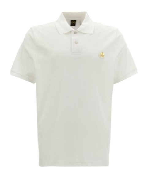 Moose Knuckles Polo Shirt With Minimalist Design And Subtle Branding In White