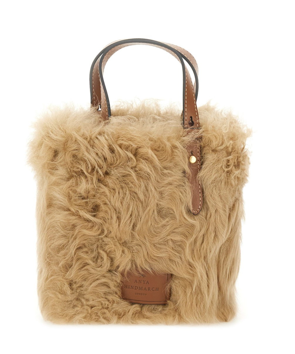 Anya Hindmarch Double Handle Shoulder Bag In Brown