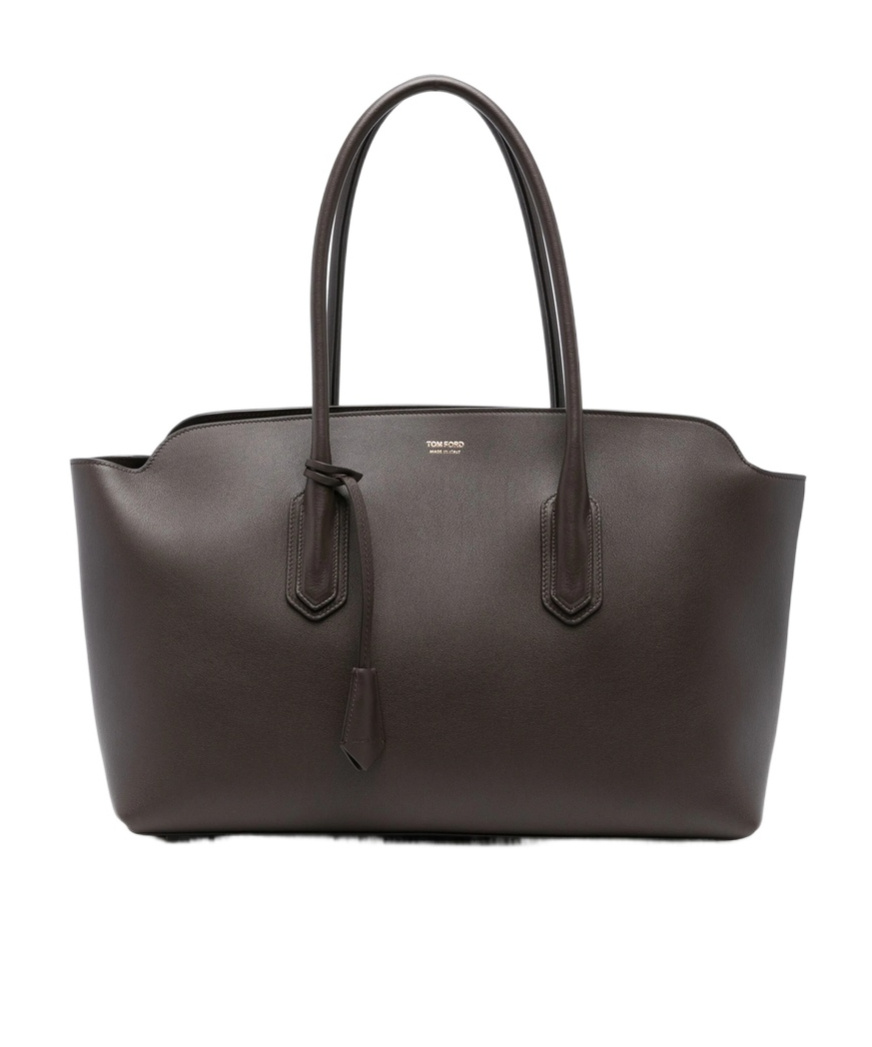 Tom Ford Women Leather Shoulder Bag With Logo