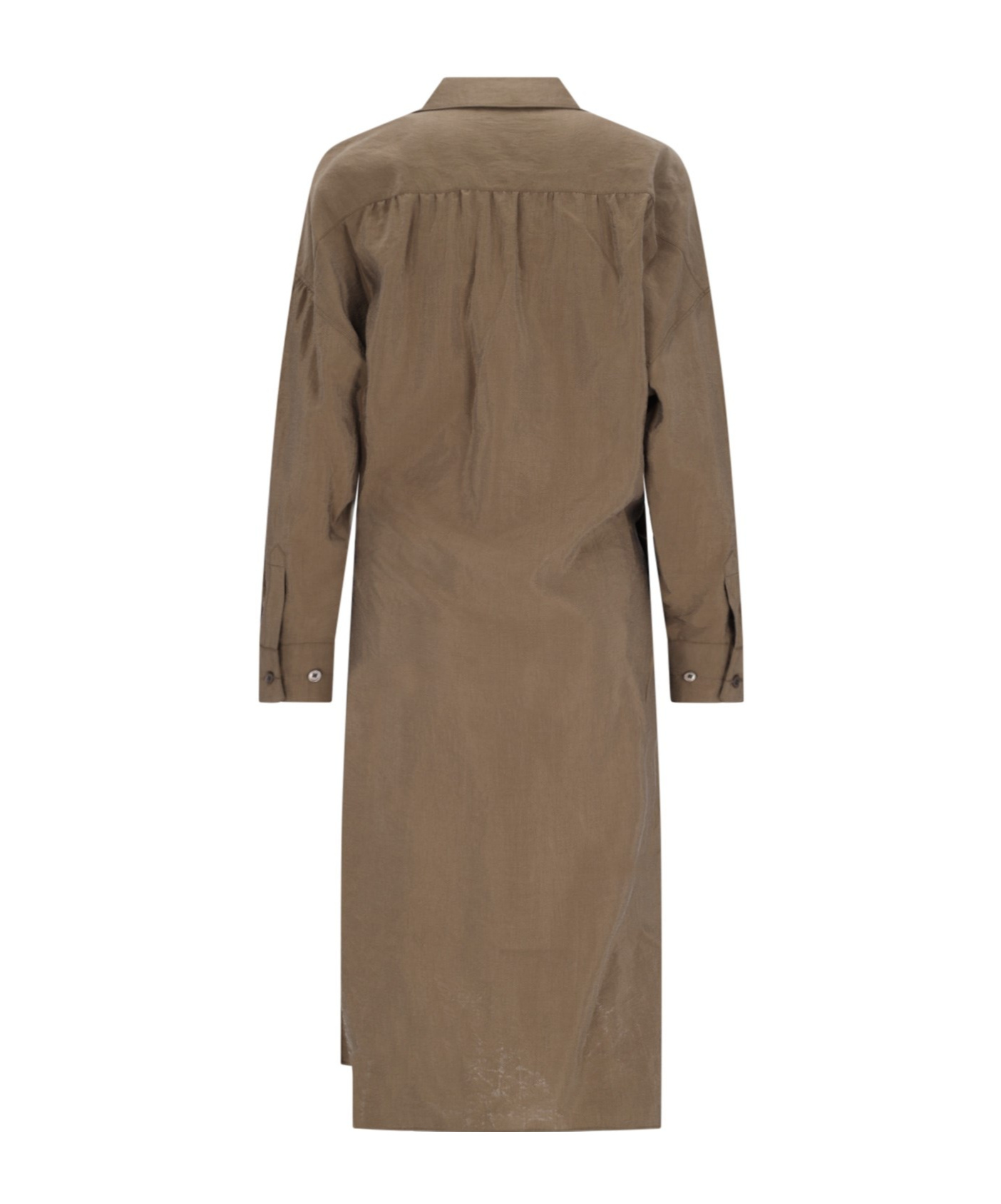 LEMAIRE LEMAIRE STRAIGHT COLLAR TWISTED DRESS