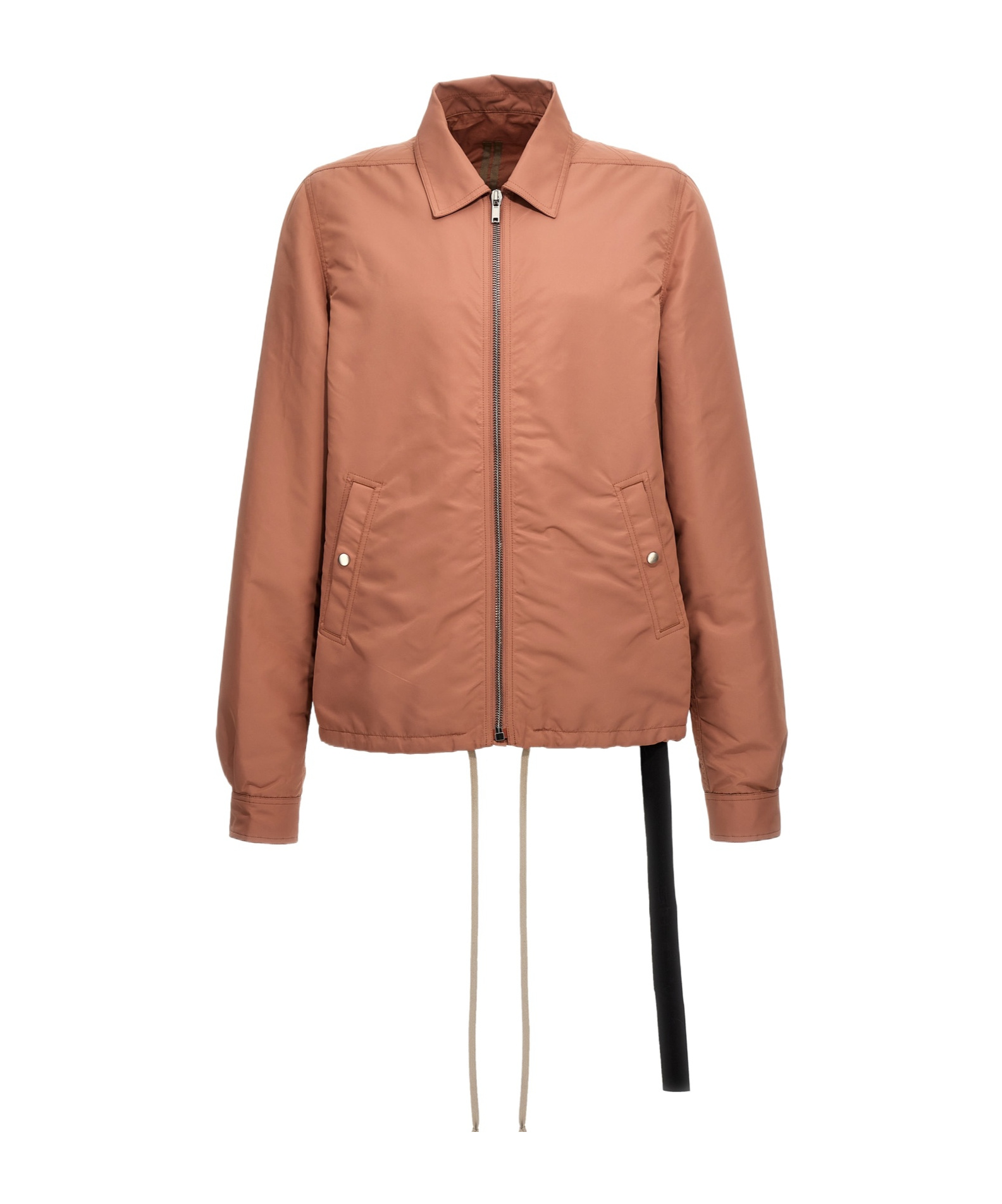 Rick Owens Drkshdw Zip-up Shirt Jacket In Brown