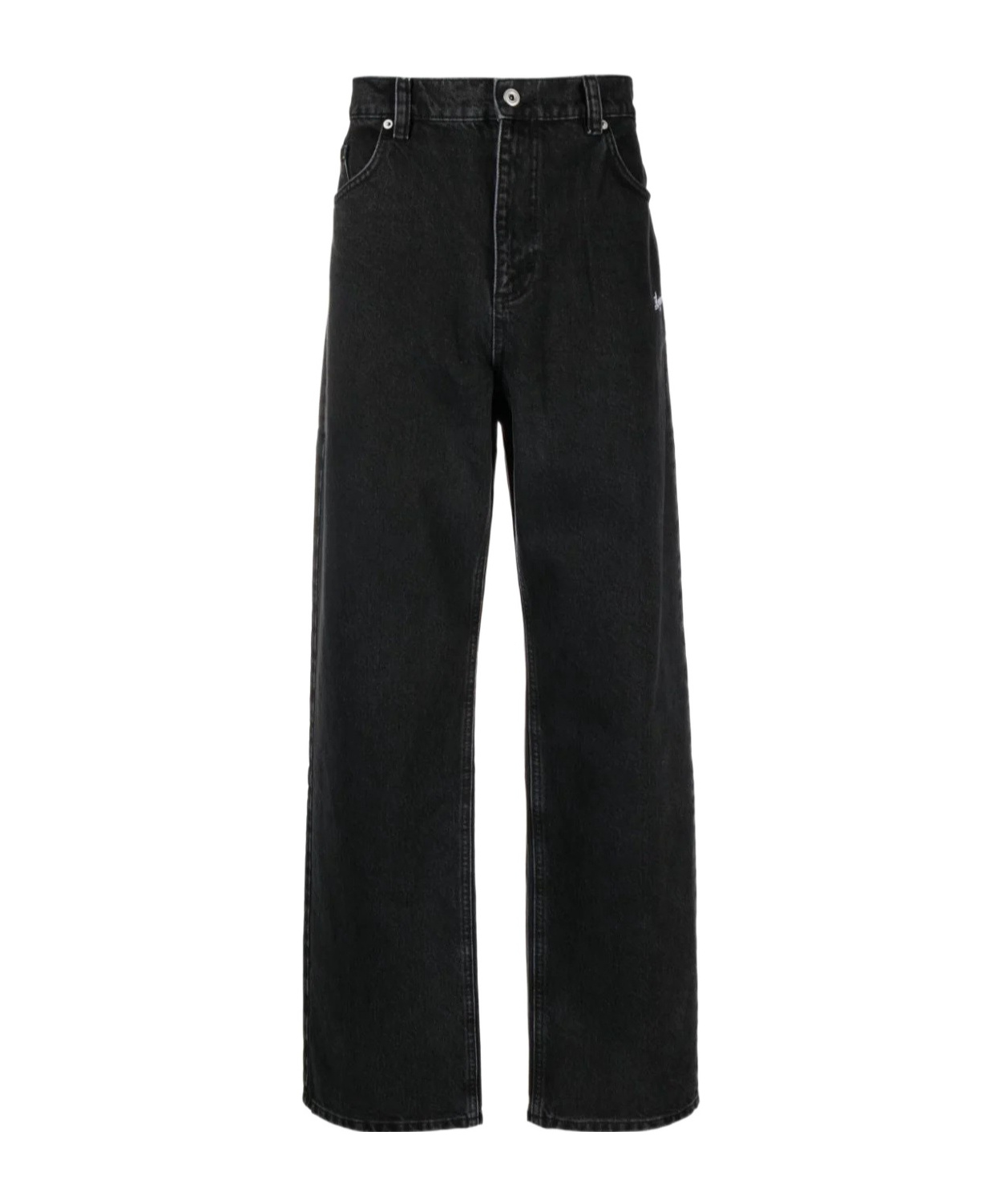 Axel Arigato Belt Ring Denim Trousers In Black
