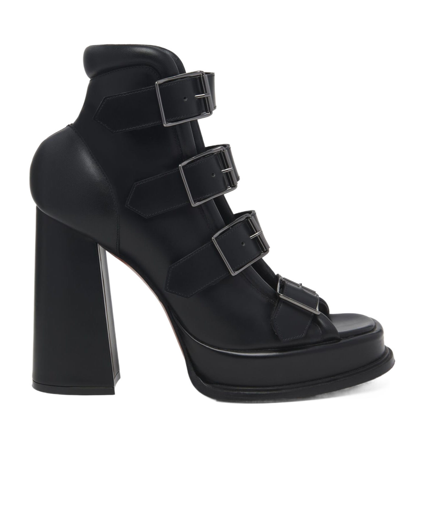 Alexander Mcqueen Stiefeletten Mit Plateau In Black