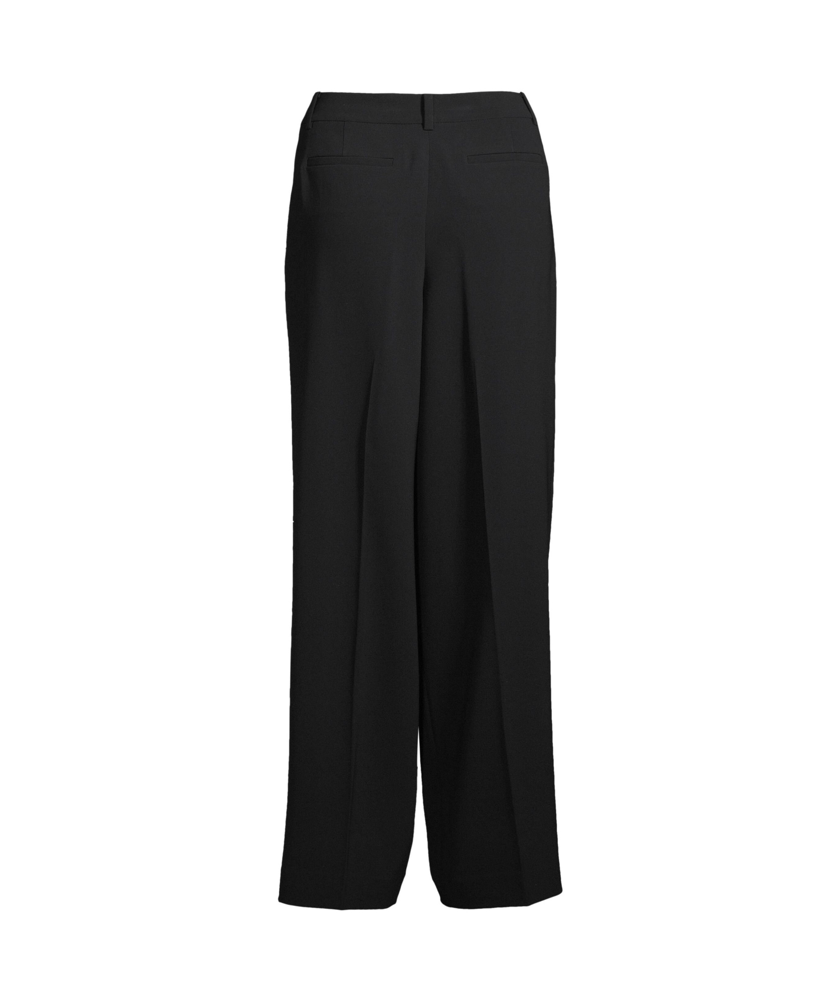 Michael Michael Kors Pleated Wide-leg Pants In Black