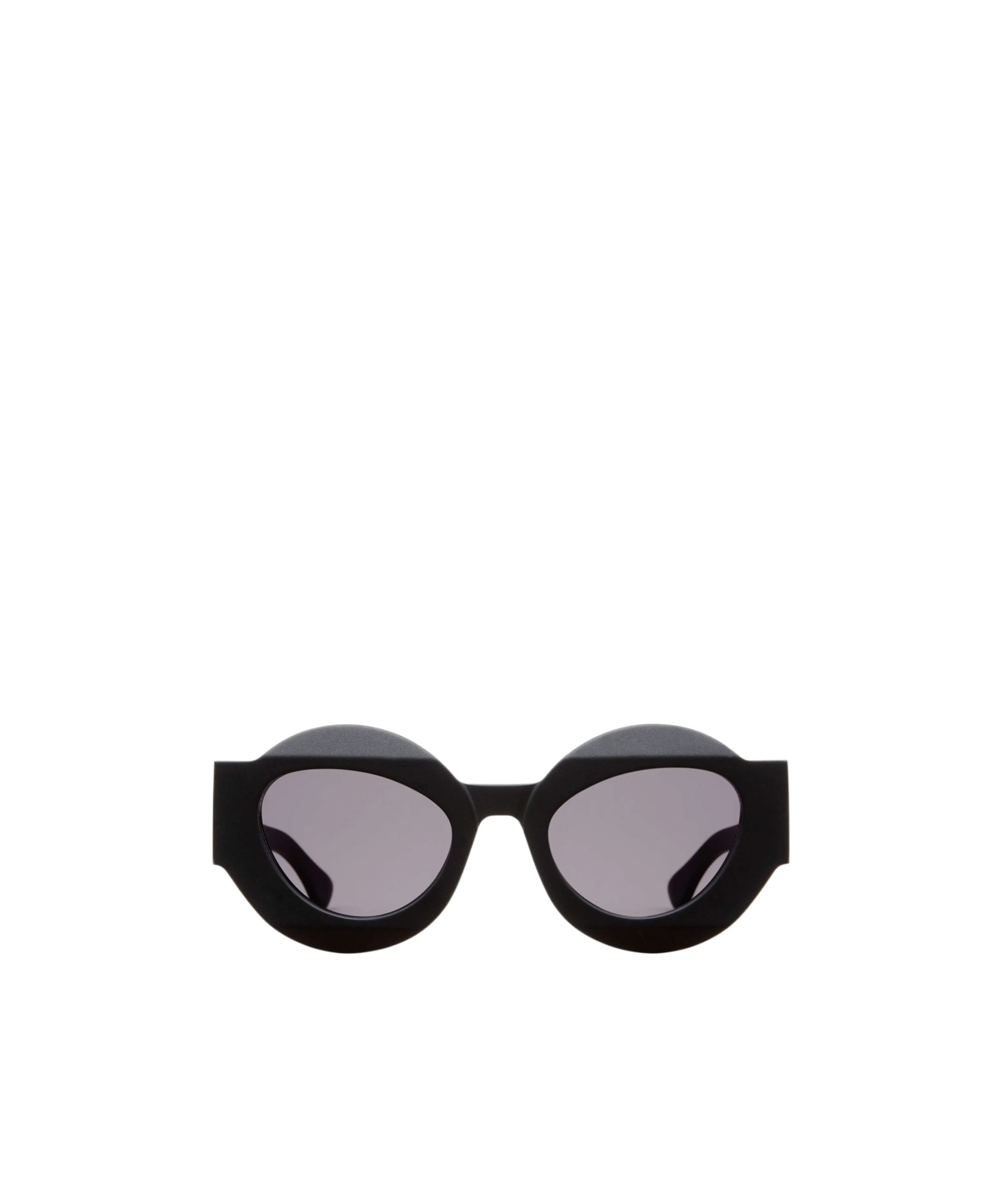 Shop Kuboraum Geometric Frame Sunglasses In Blackmatte