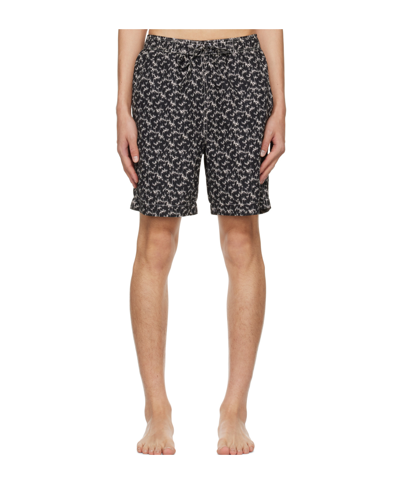 Isabel Marant Hydra Swimming Trunks In Black