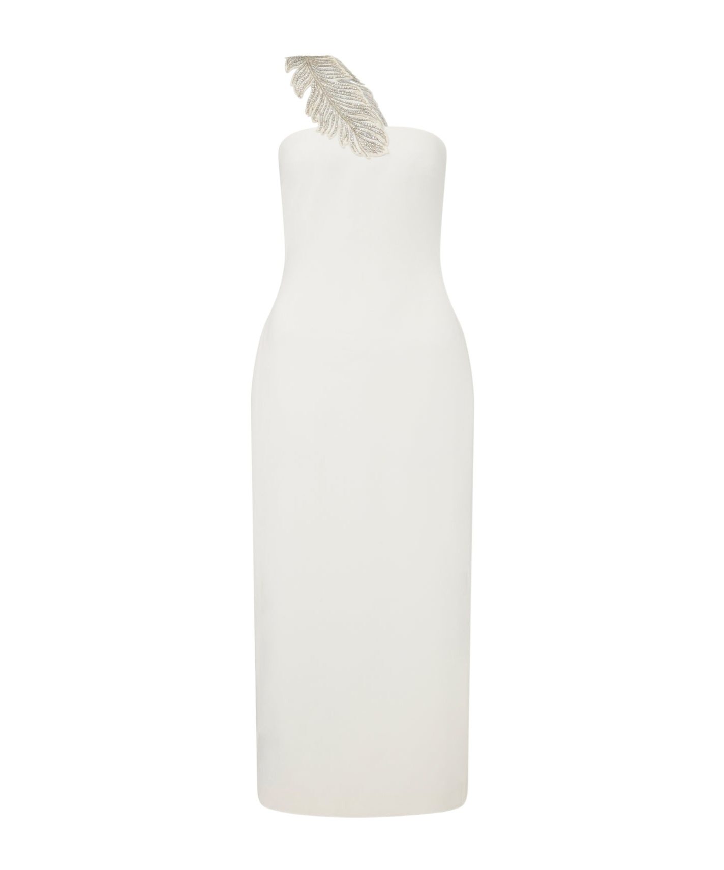 David Koma One-shoulder Dress In White