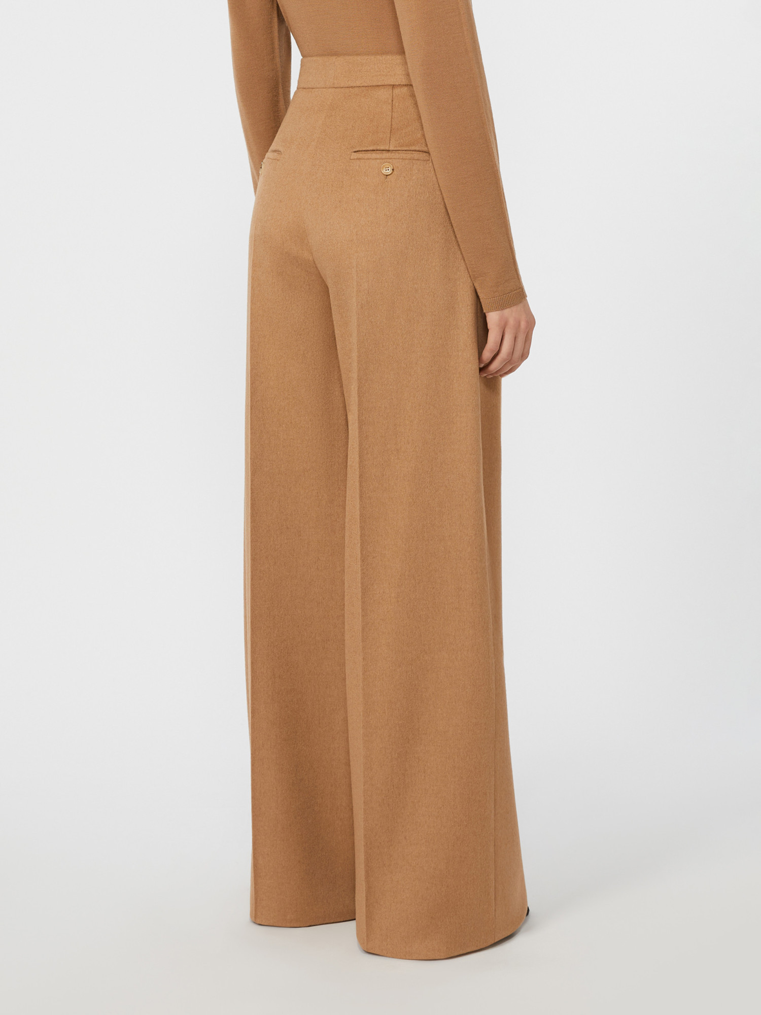 Max Mara Flared Casual Pants In Brown
