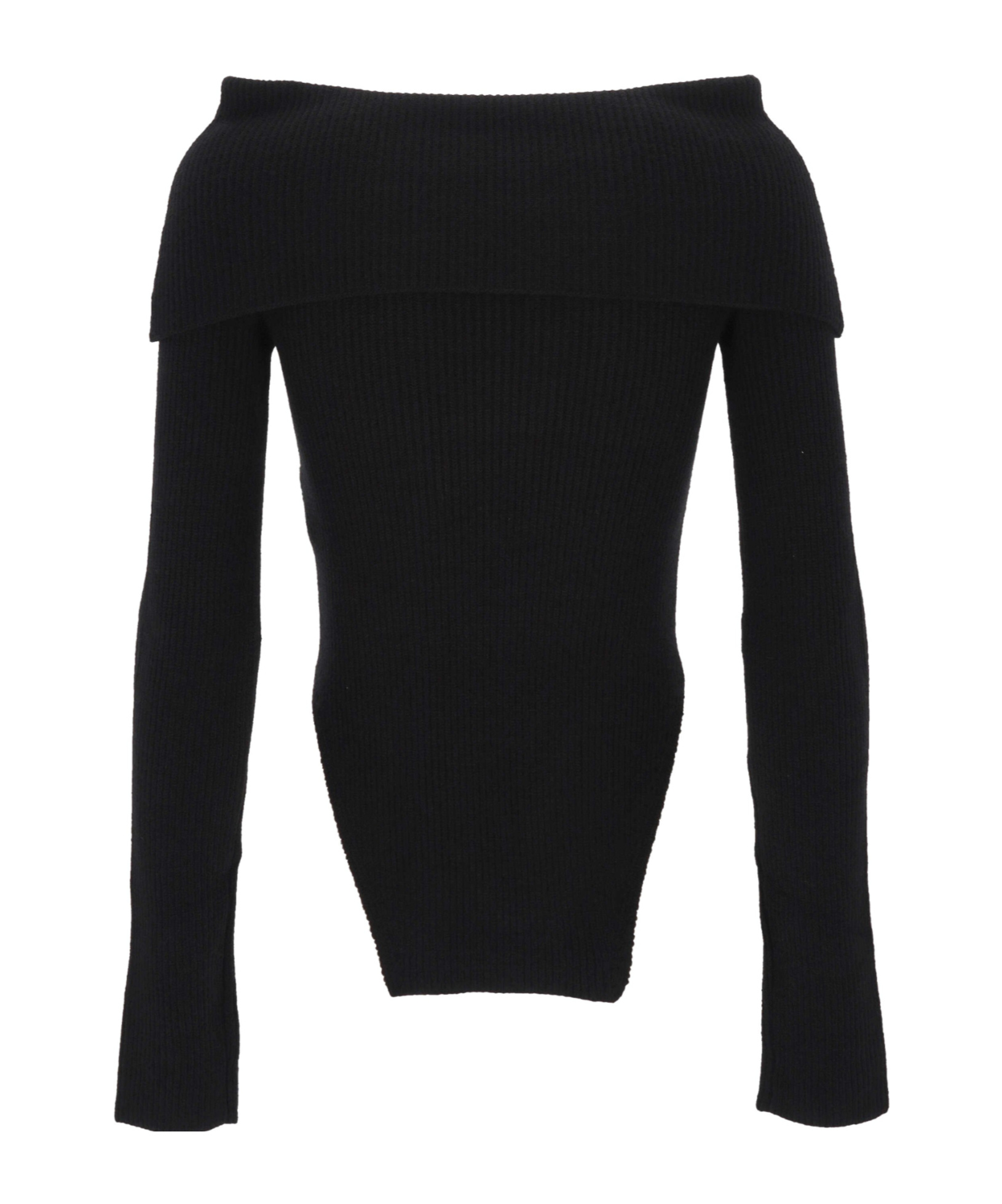 Aniye By Off-shoulder Long-sleeved Bodysuit In Black