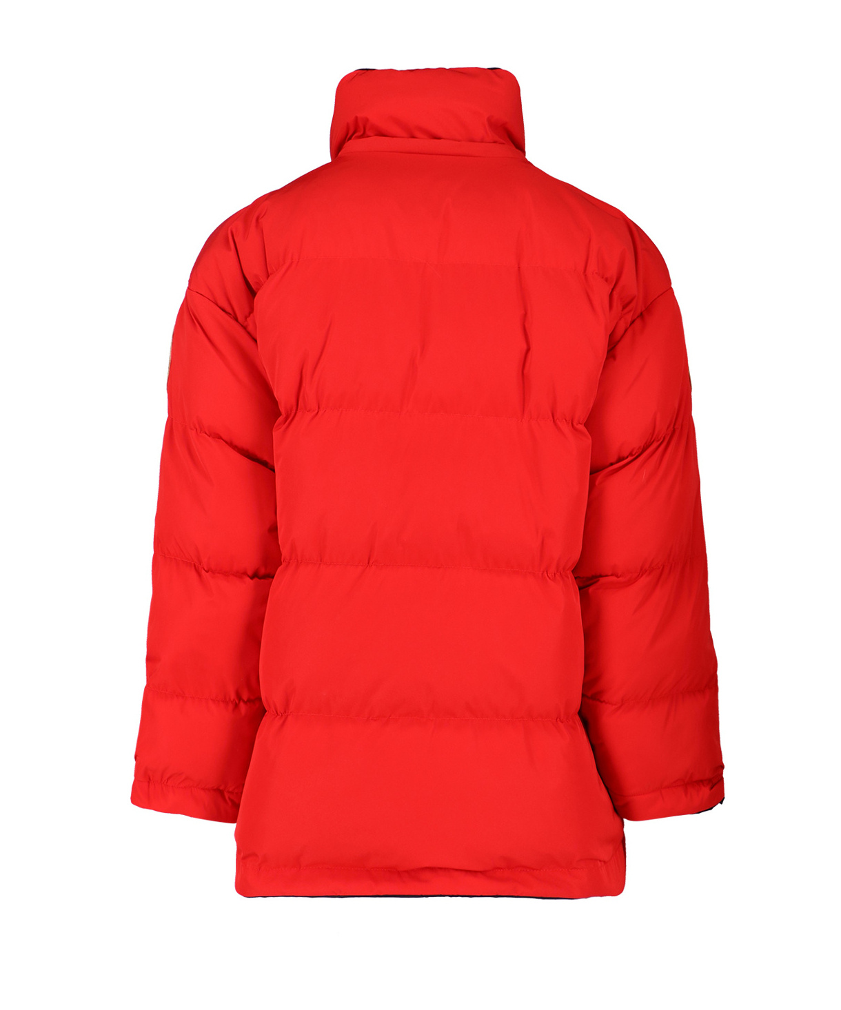 Balenciaga Logo Reversible Down Jacket In Black