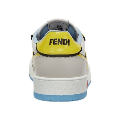 Fendi Silvia And The Baguette Sneakers In Gray