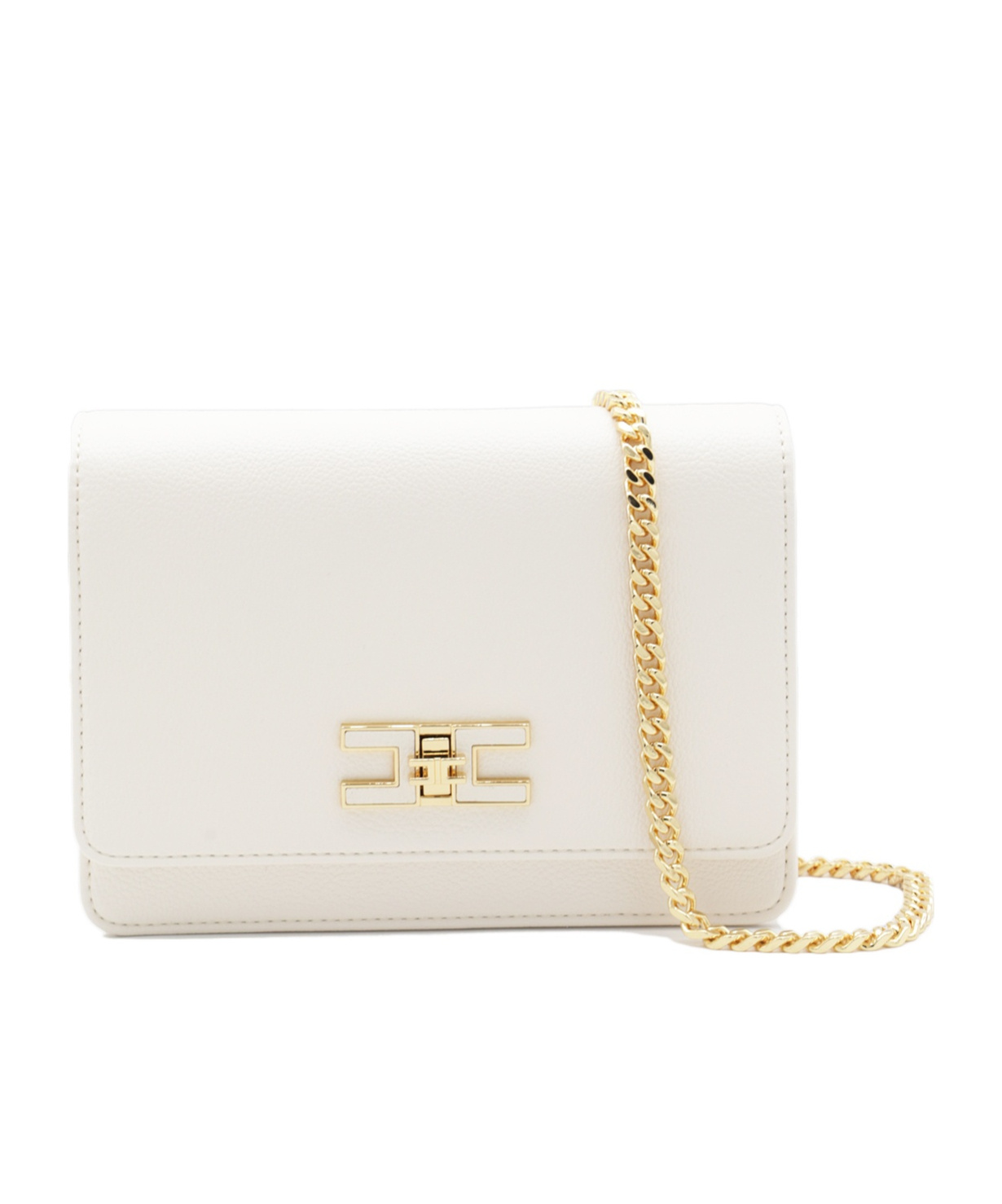 ELISABETTA FRANCHI LOGO-PLAQUE CROSSBODY BAG