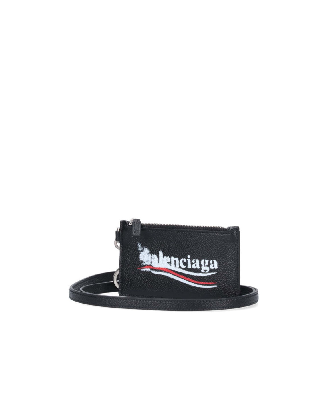 Balenciaga Long Cash Card And Coin Holder Accessories In Black