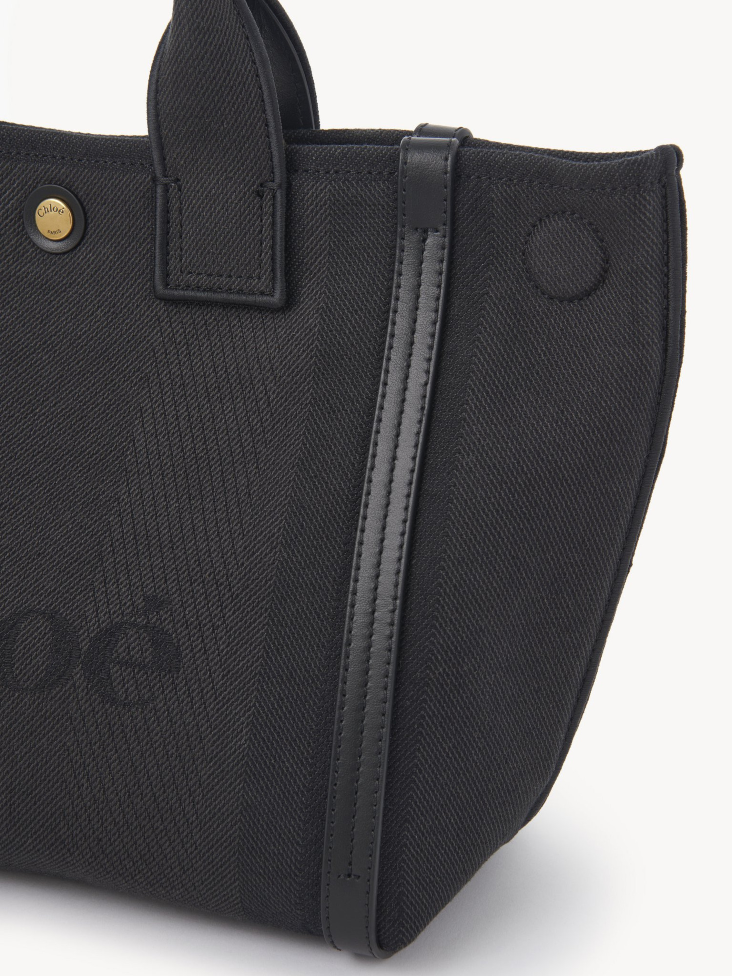 Chloé Chloe Carry Small Tote In Black