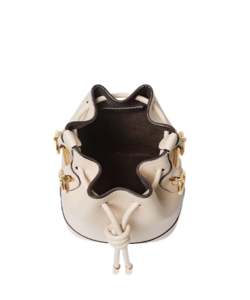 Fendi Mon Tresor Camelia Leather Mini-bag In Brown