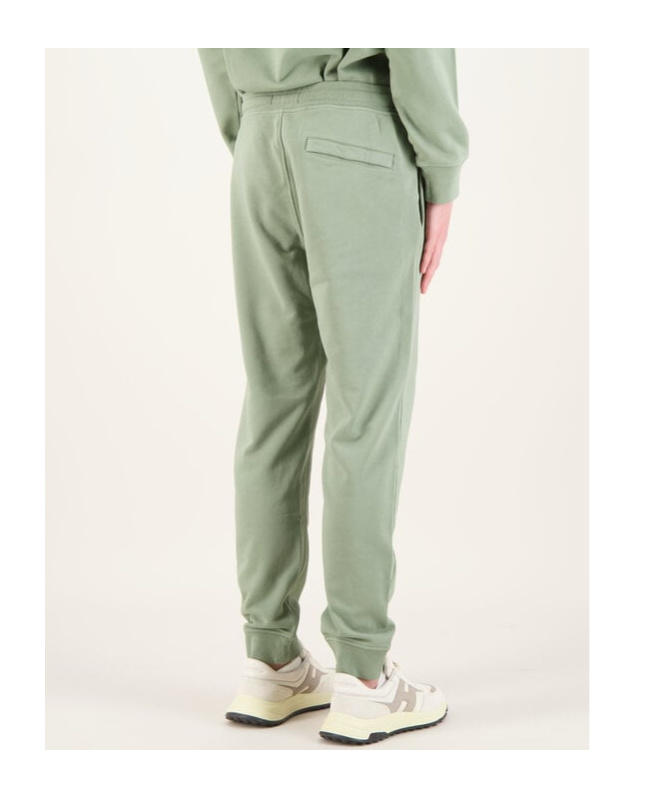 Stone Island Elastic Waist Sweatpants In Green
