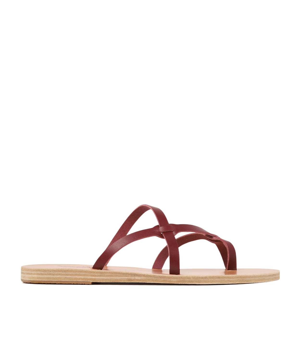 Shop Ancient Greek Sandals Leather Sandals In Nude