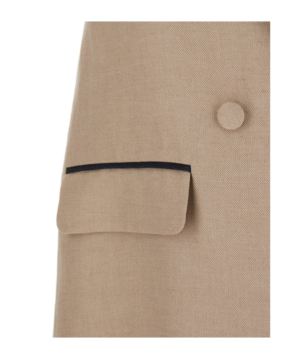 Eleventy Beige Double-breasted Sleeveless Coat In Nude