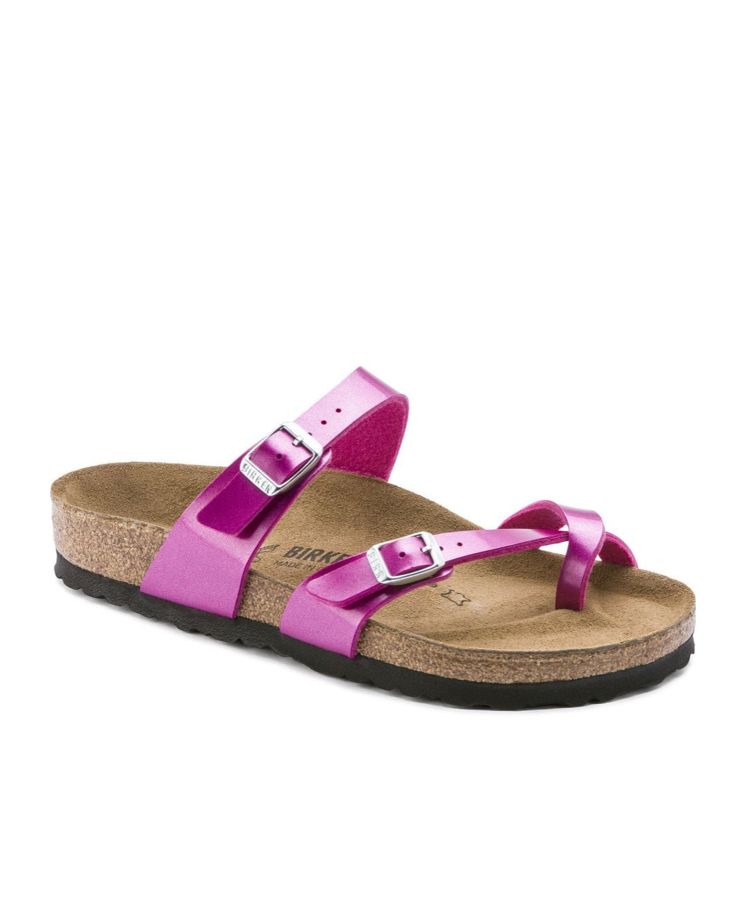 Birkenstock Round Head Slippers In Pink