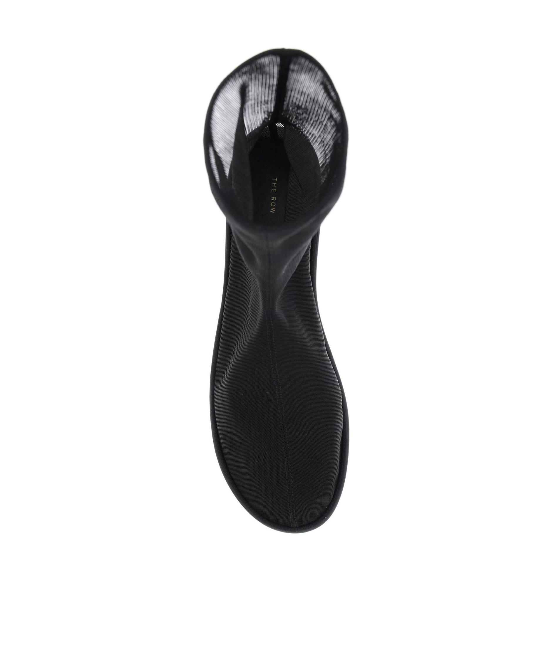The Row Sock-shaped Short Ankle-length Boots In Black
