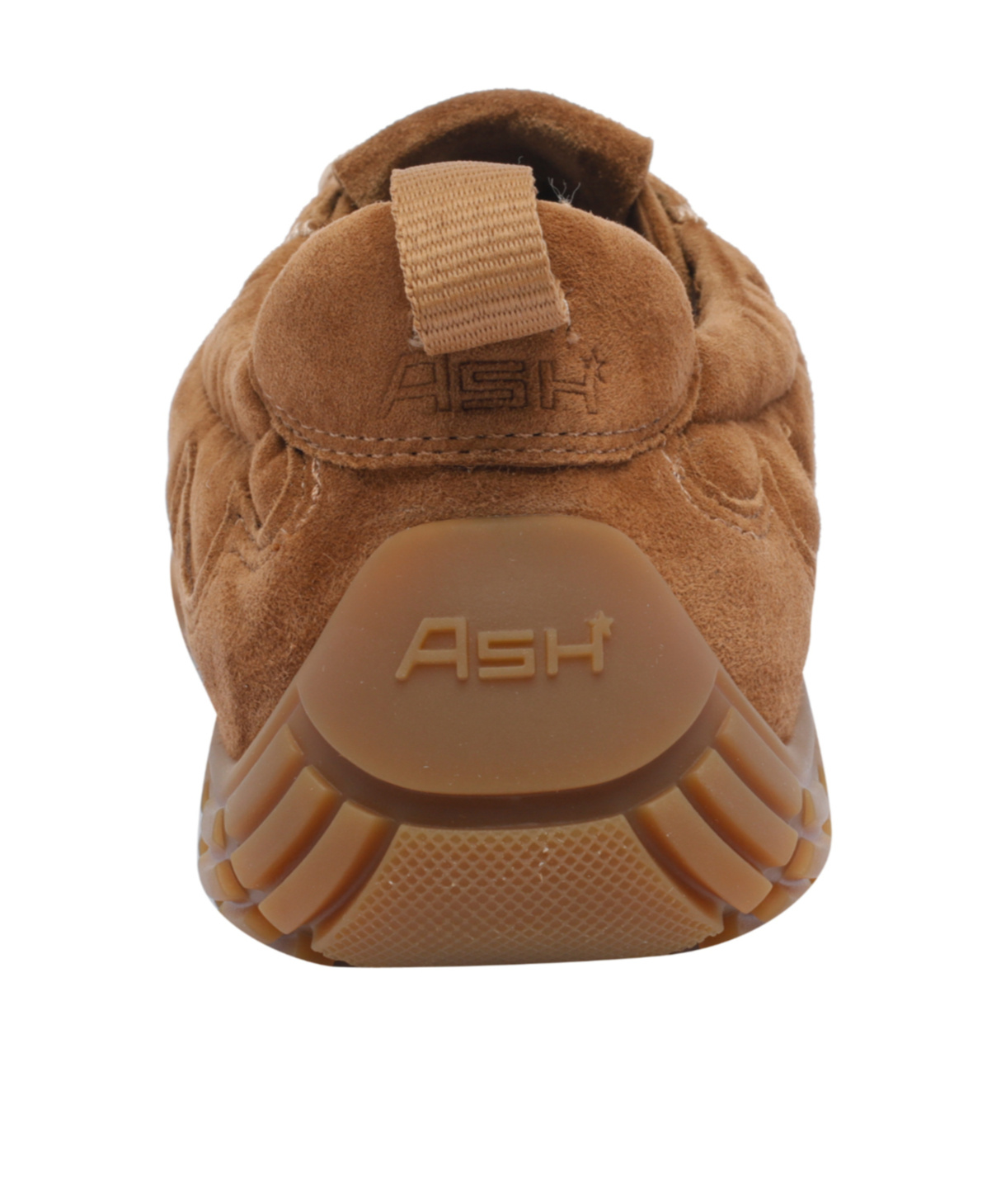 Ash Suede Low Top Sneakers With Round Toe In Brown
