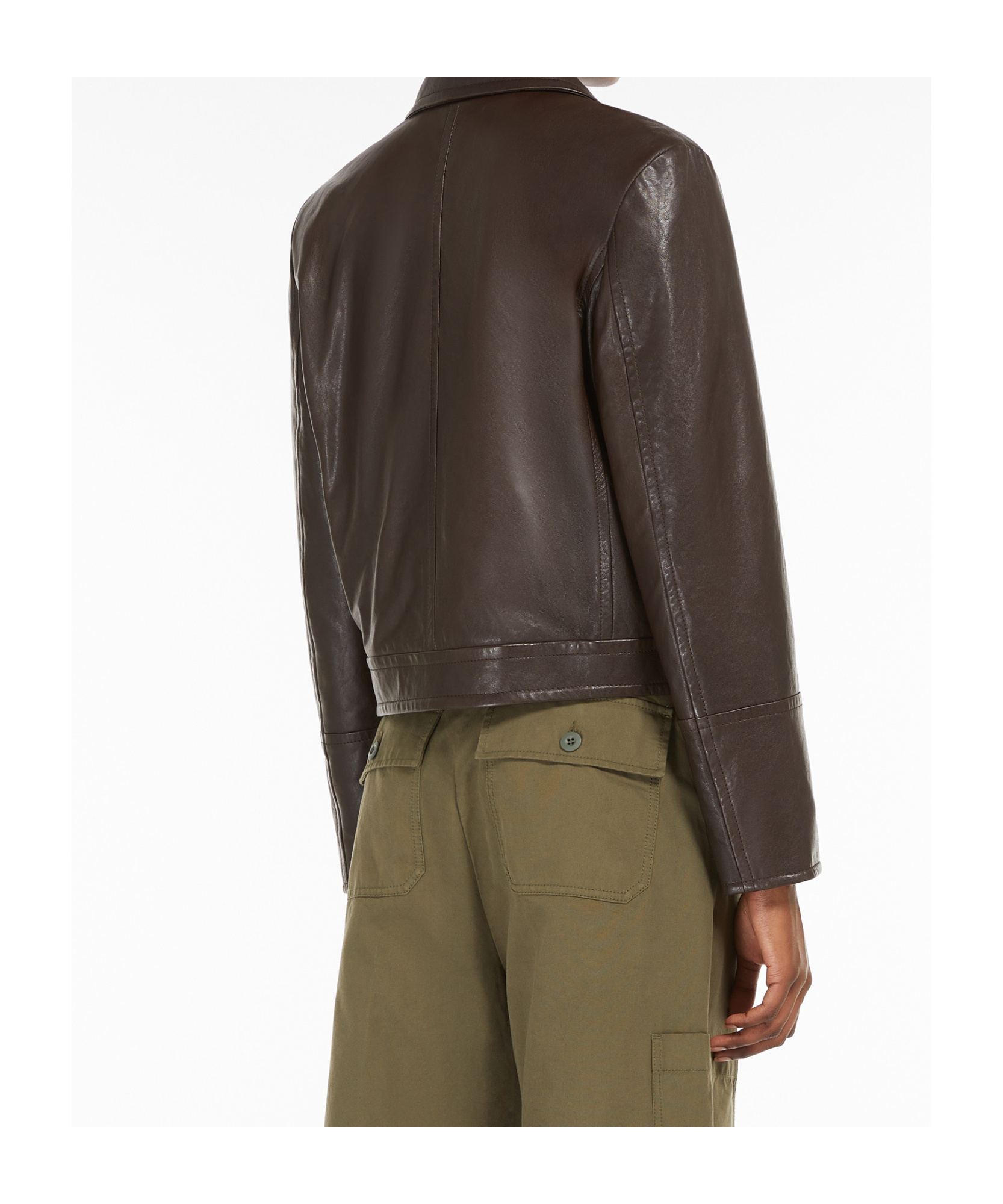 Weekend Max Mara Sub Cioccolato Double-breasted Jacket In Black