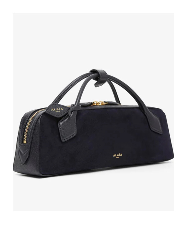 Alaïa Double Zipper Handbag In Blue
