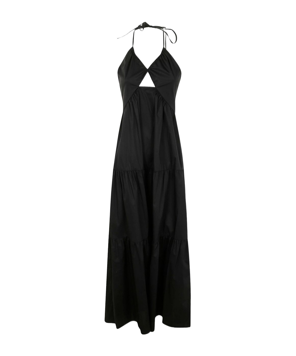 Twinset Tie-fastening Cut-out Maxi Dress