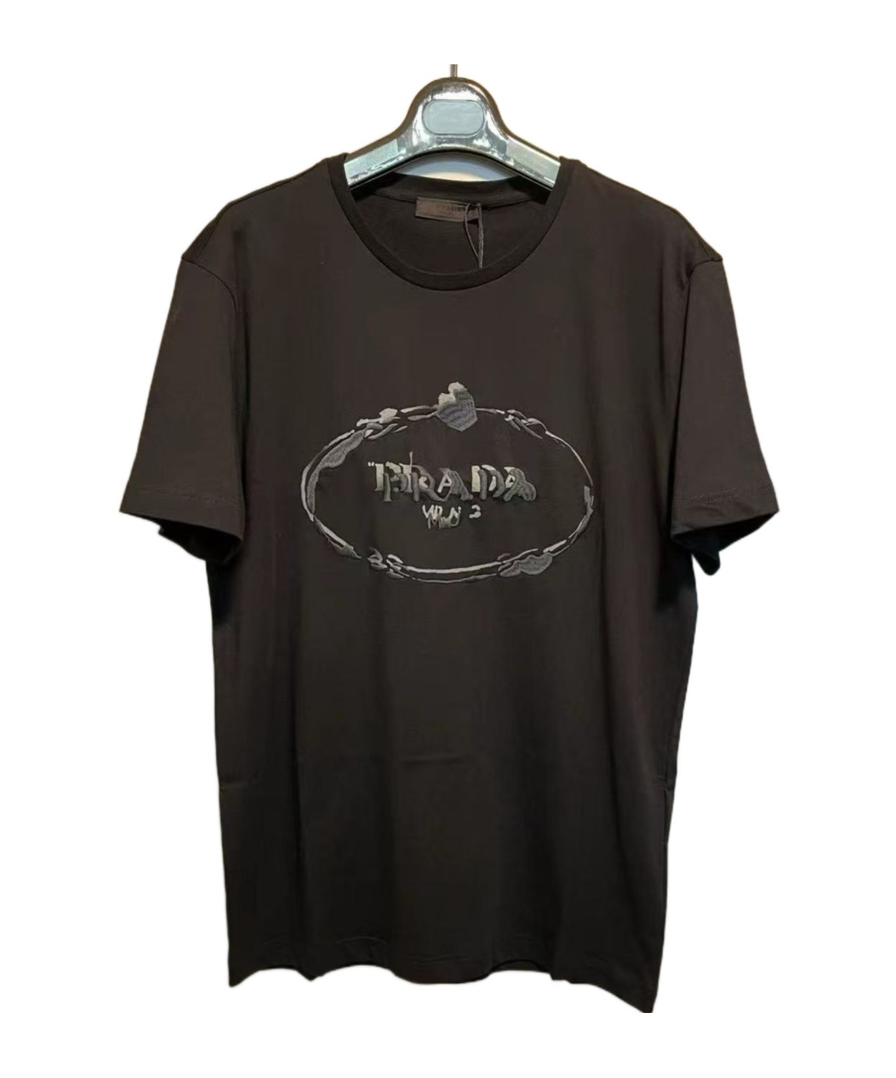 Prada Short-sleeved T-shirt In Brown