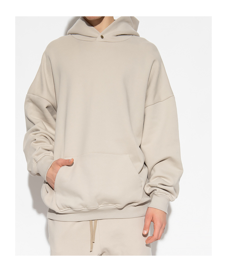 Fear Of God Eternal-print Cotton Hoodie In Nude