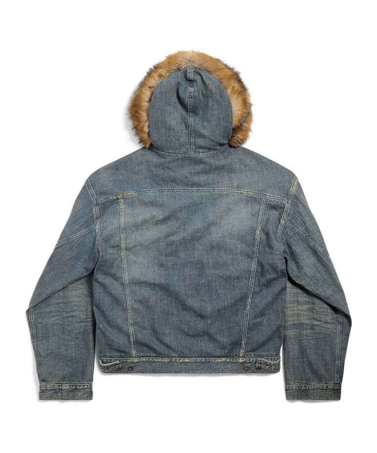 Balenciaga Men's Boxy Jacket In Blue In Blue