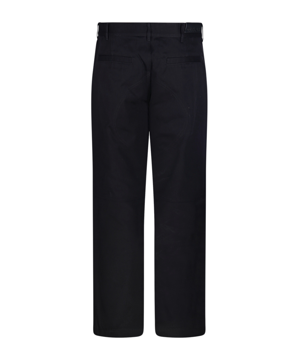 Darkpark Belt-loop Casual Pants In Black