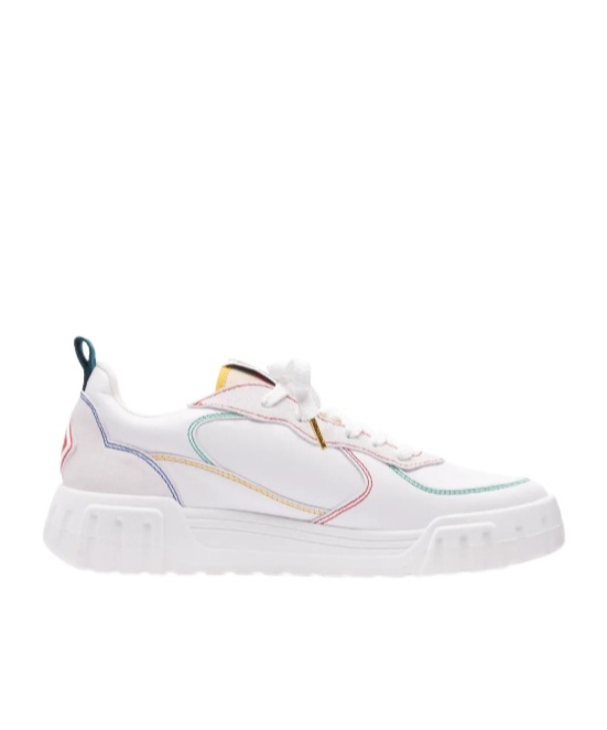 Casablanca Round Head Low-cut Casual Shoes In White