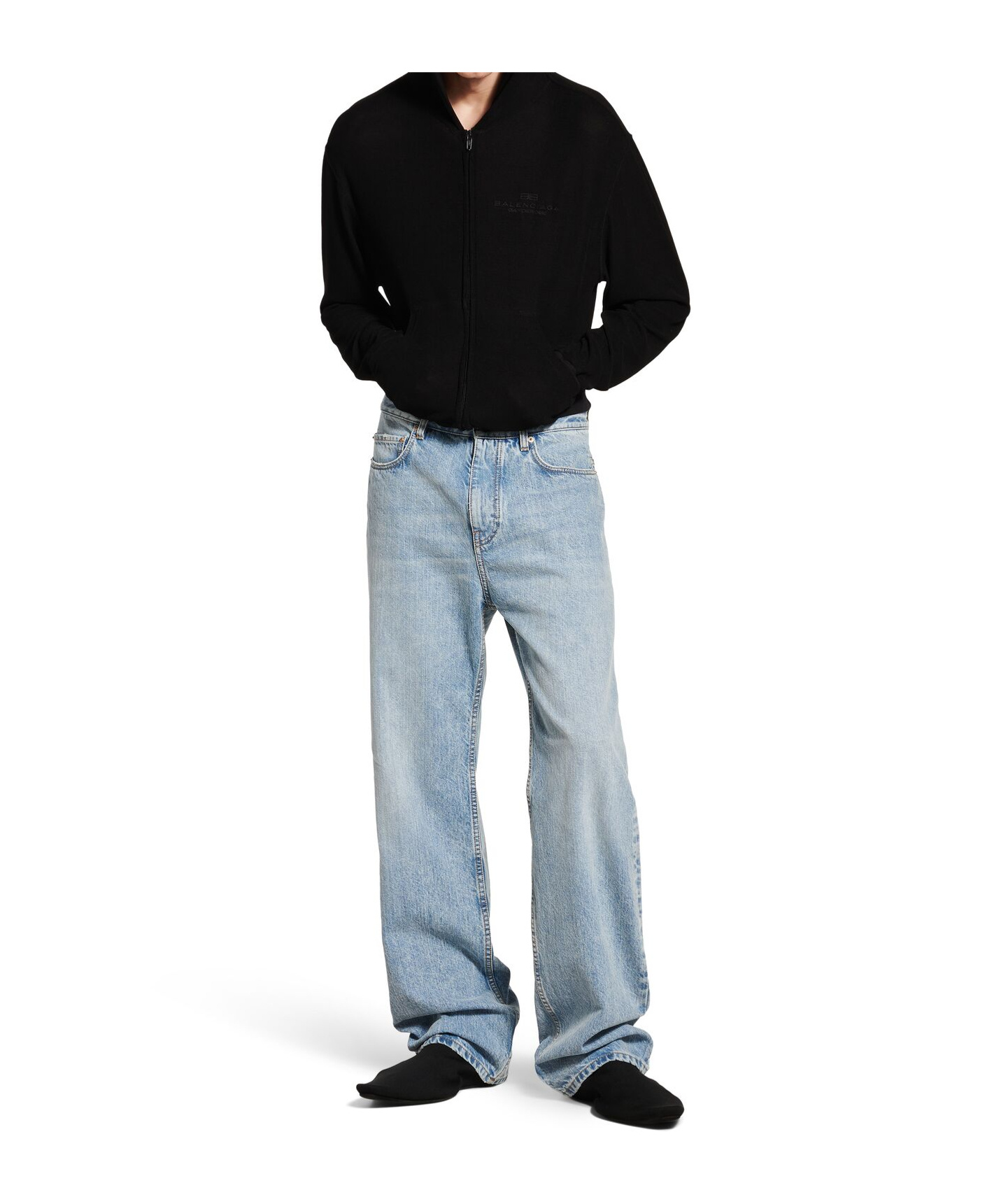 Balenciaga Garde-robe Jeans In Gray