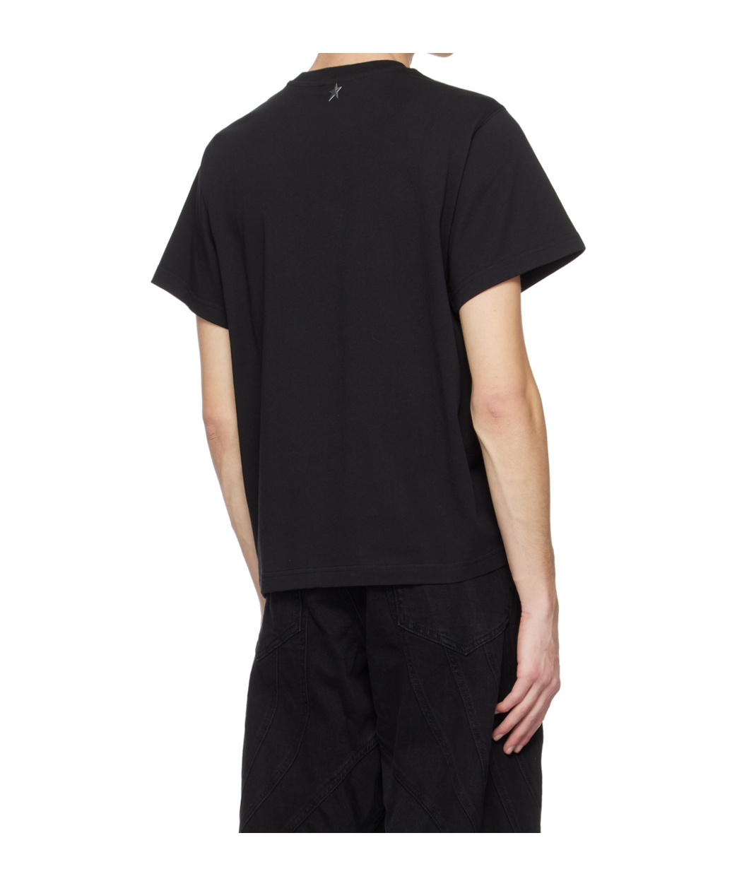 Mugler Emblem Patch T-shirt In Black