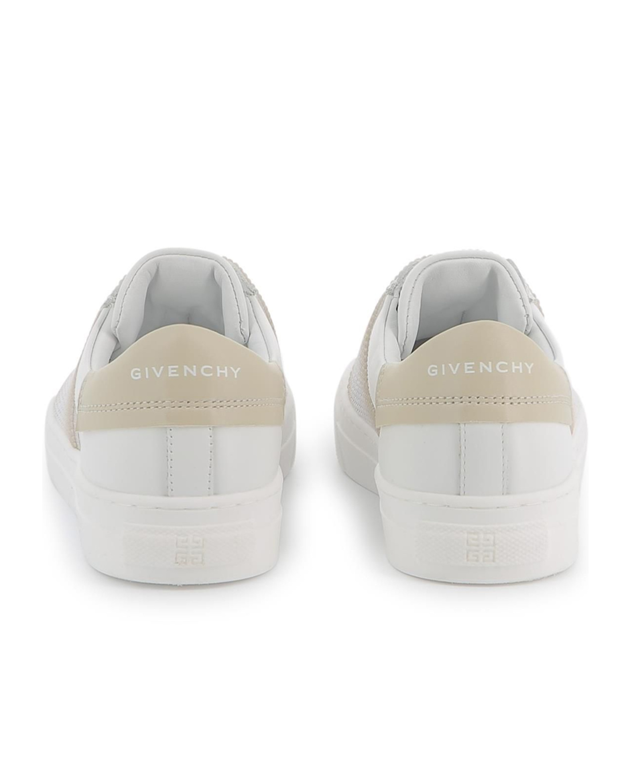Givenchy Logo-embroidered Sneakers In White